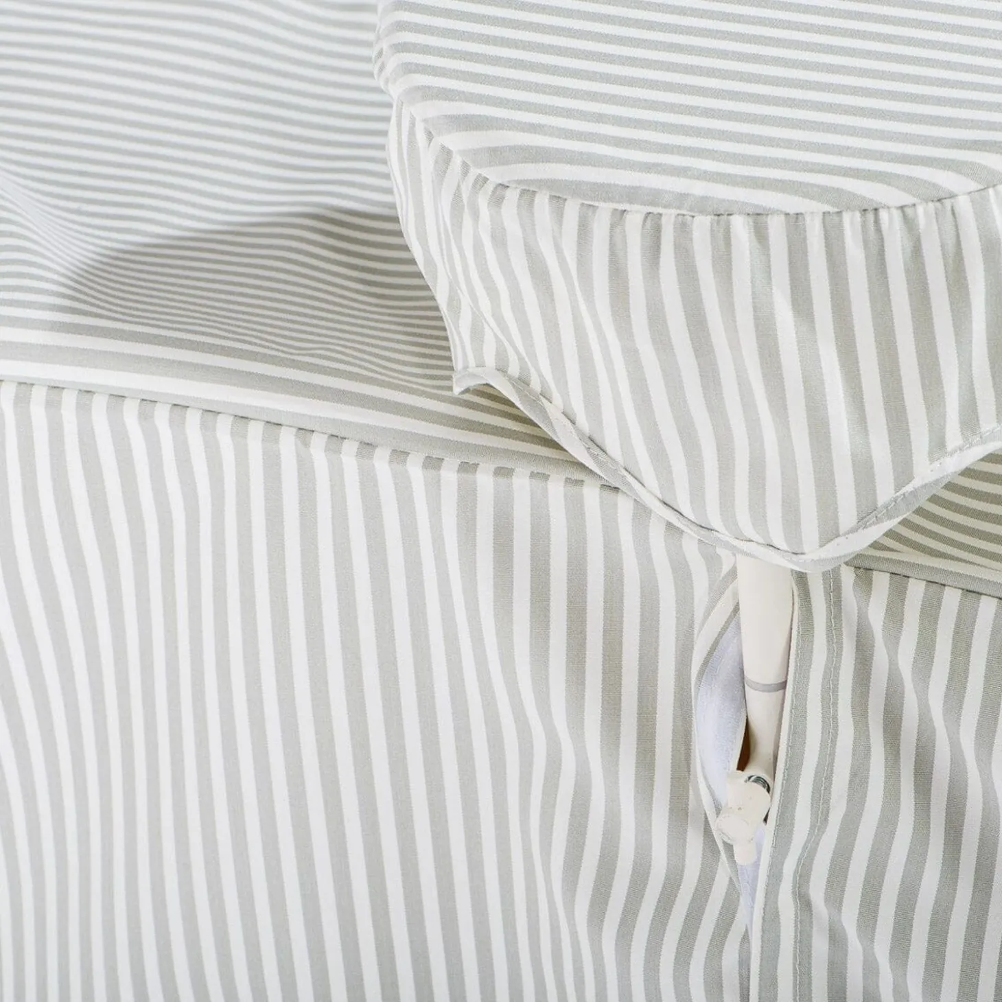 The Al Fresco Sun Lounger Cover - Lauren'S Sage Stripe