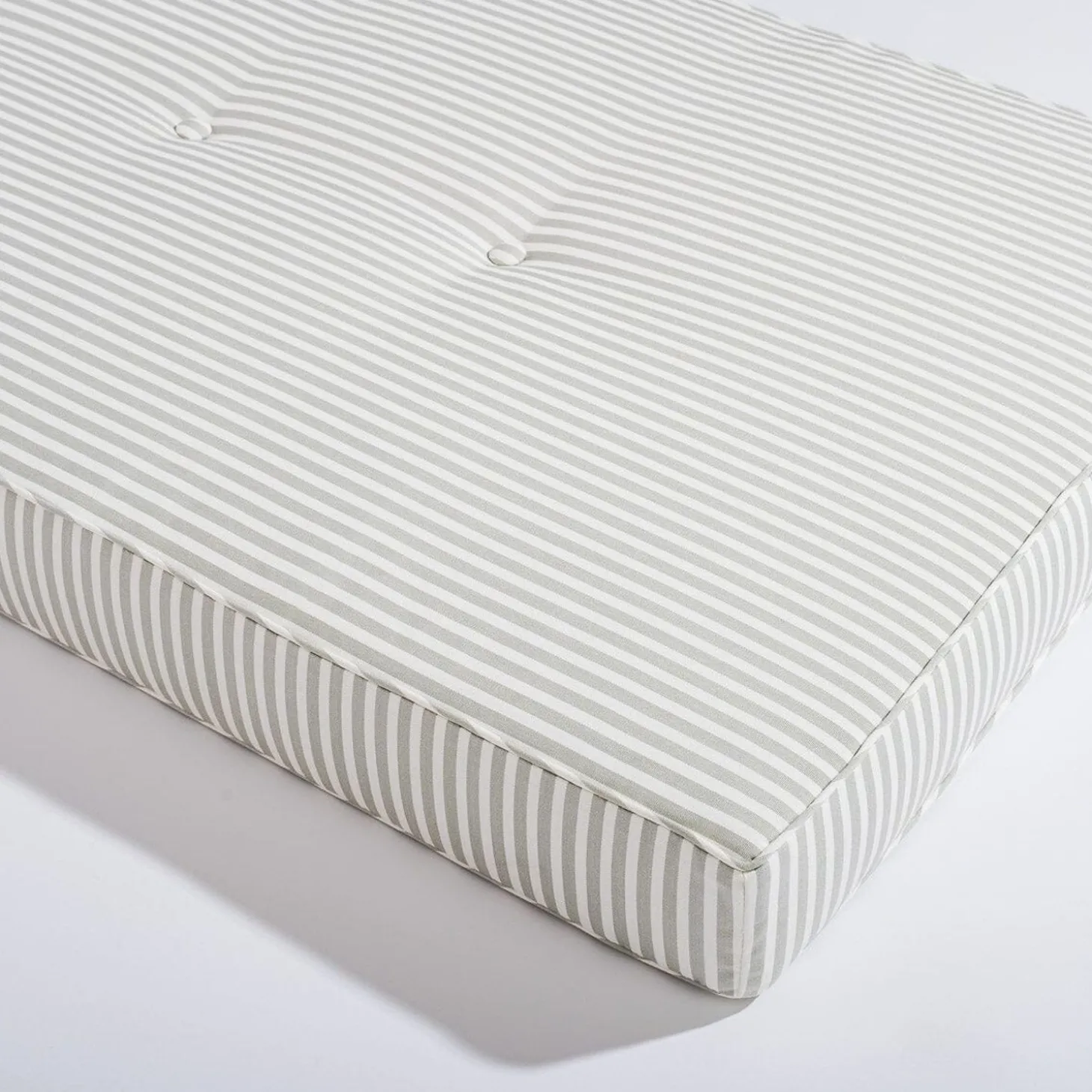 The Al Fresco Sun Lounger Cushion - Lauren'S Sage Stripe