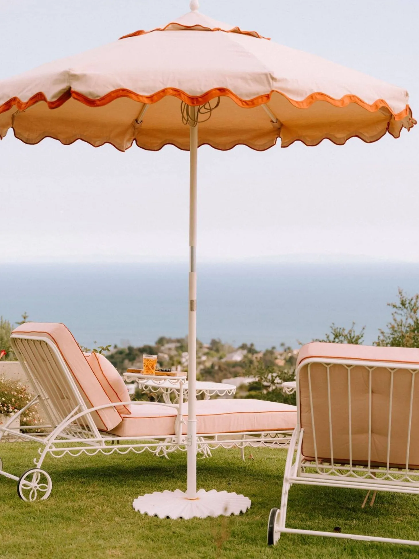 The Al Fresco Sun Lounger Cushion - Rivie Pink