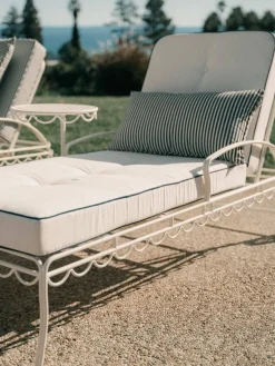 The Al Fresco Sun Lounger - Antique White