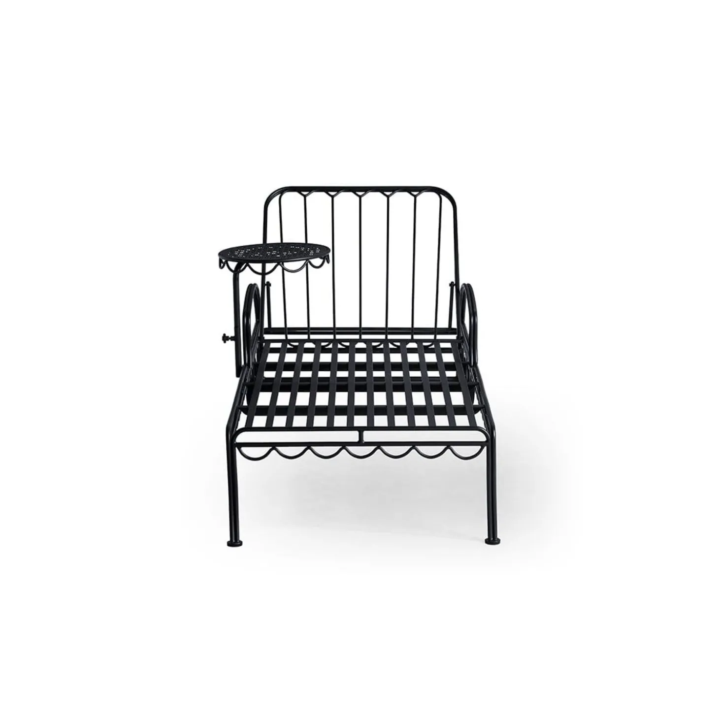 The Al Fresco Sun Lounger - Vintage Black