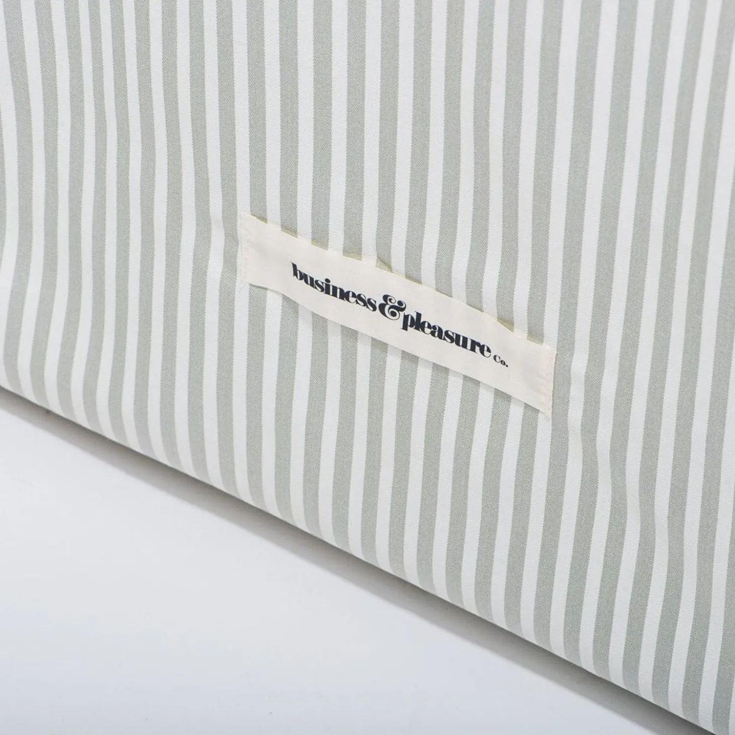 The Al Fresco Sun Lounger Cover - Lauren'S Sage Stripe