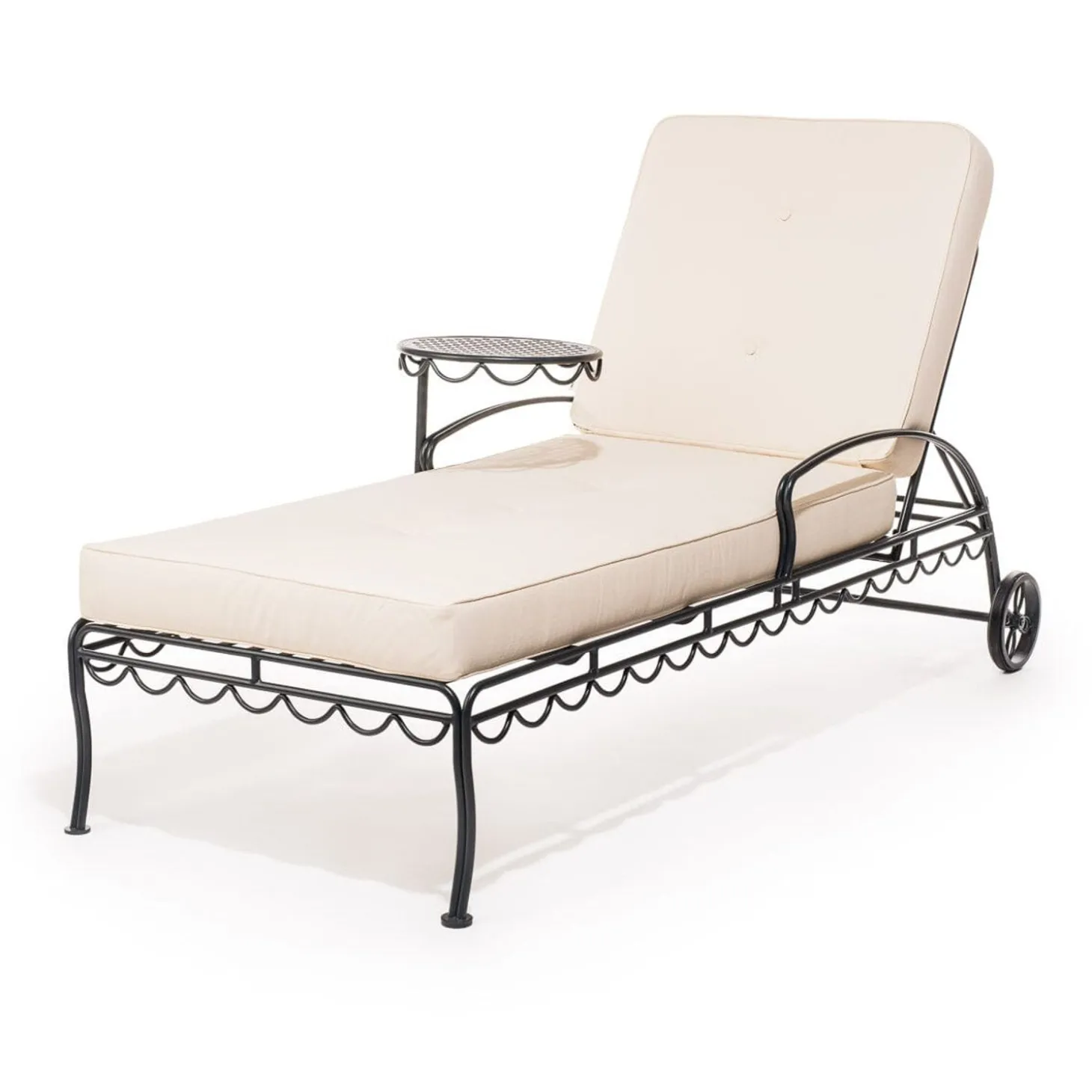 The Al Fresco Sun Lounger Cushion - Off White