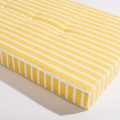 The Al Fresco Sun Lounger Cushion - Monaco Mimosa Stripe