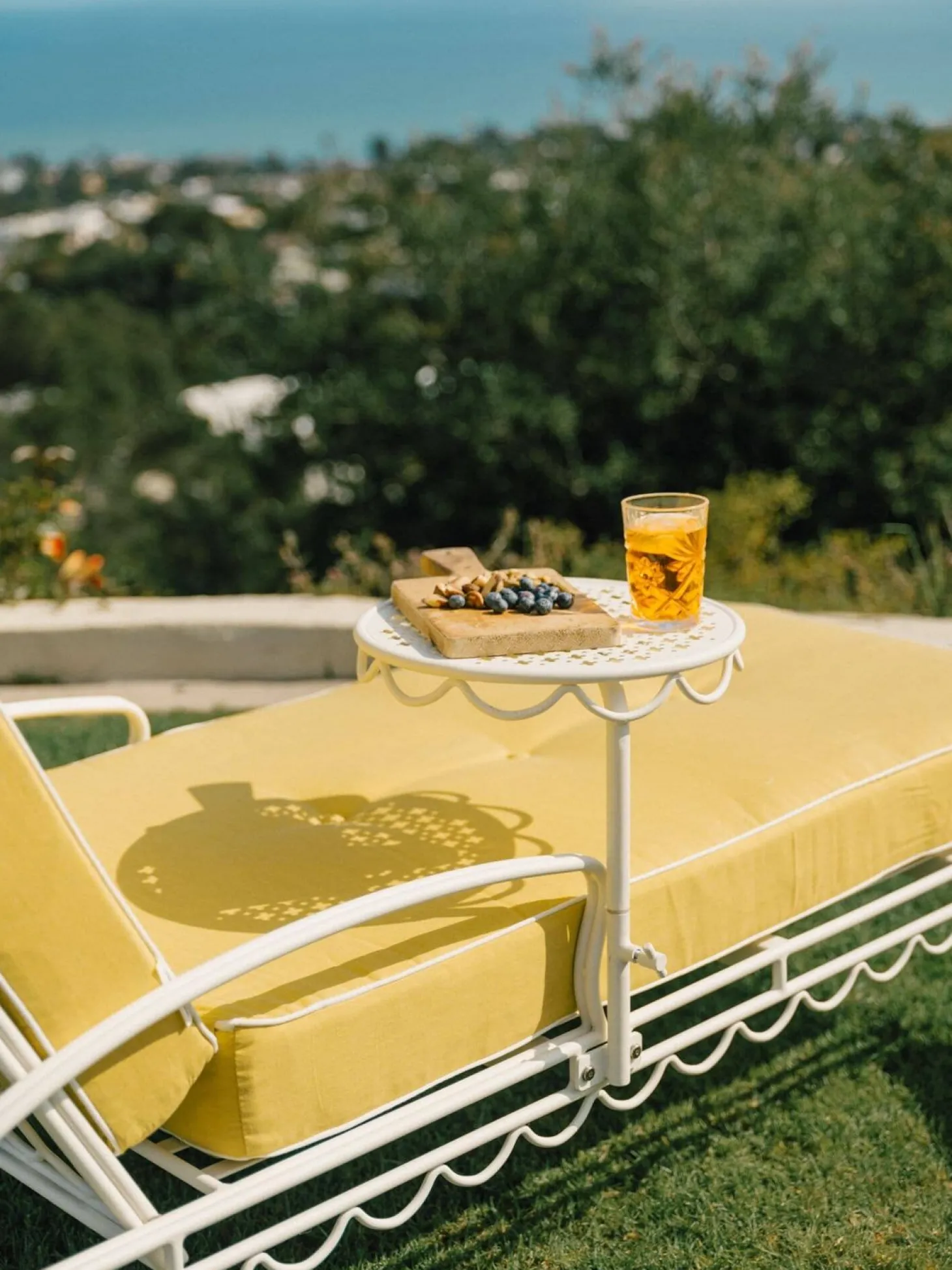 The Al Fresco Sun Lounger Cushion - Rivie Mimosa