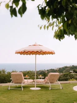 The Al Fresco Sun Lounger Cushion - Rivie Pink