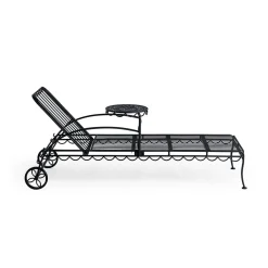 The Al Fresco Sun Lounger - Vintage Black