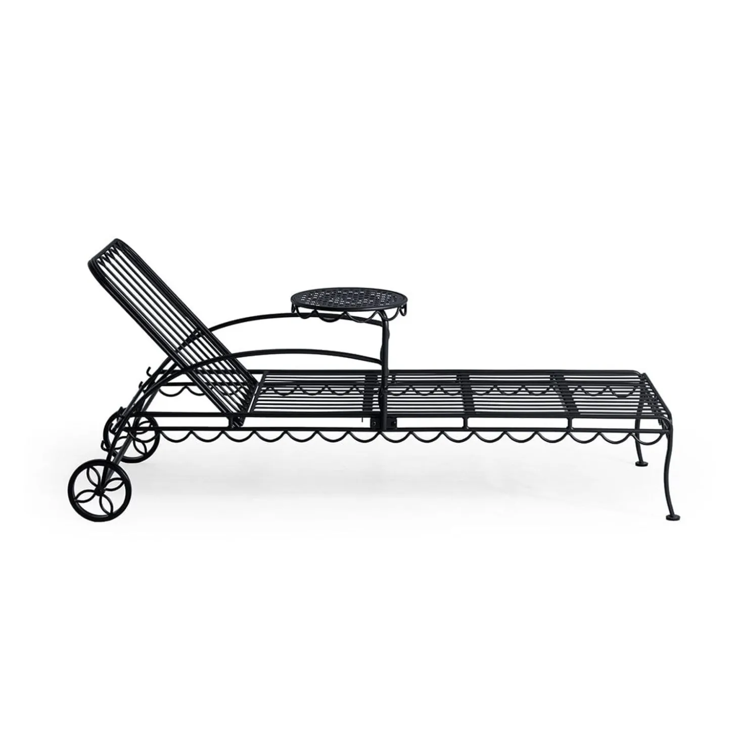 The Al Fresco Sun Lounger - Vintage Black