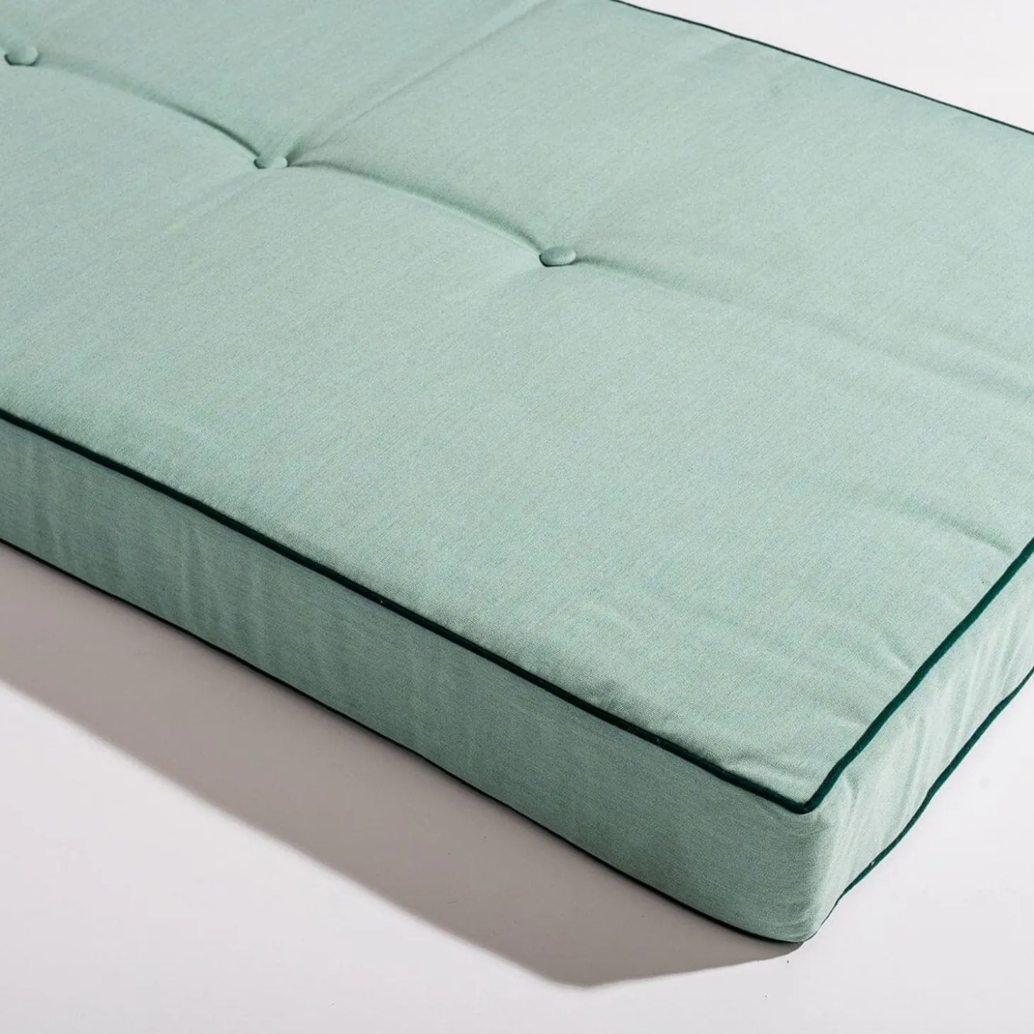 The Al Fresco Sun Lounger Cushion - Rivie Green