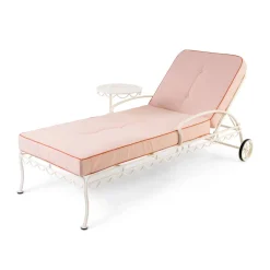 The Al Fresco Sun Lounger Cushion - Rivie Pink