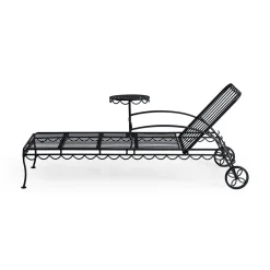The Al Fresco Sun Lounger - Vintage Black
