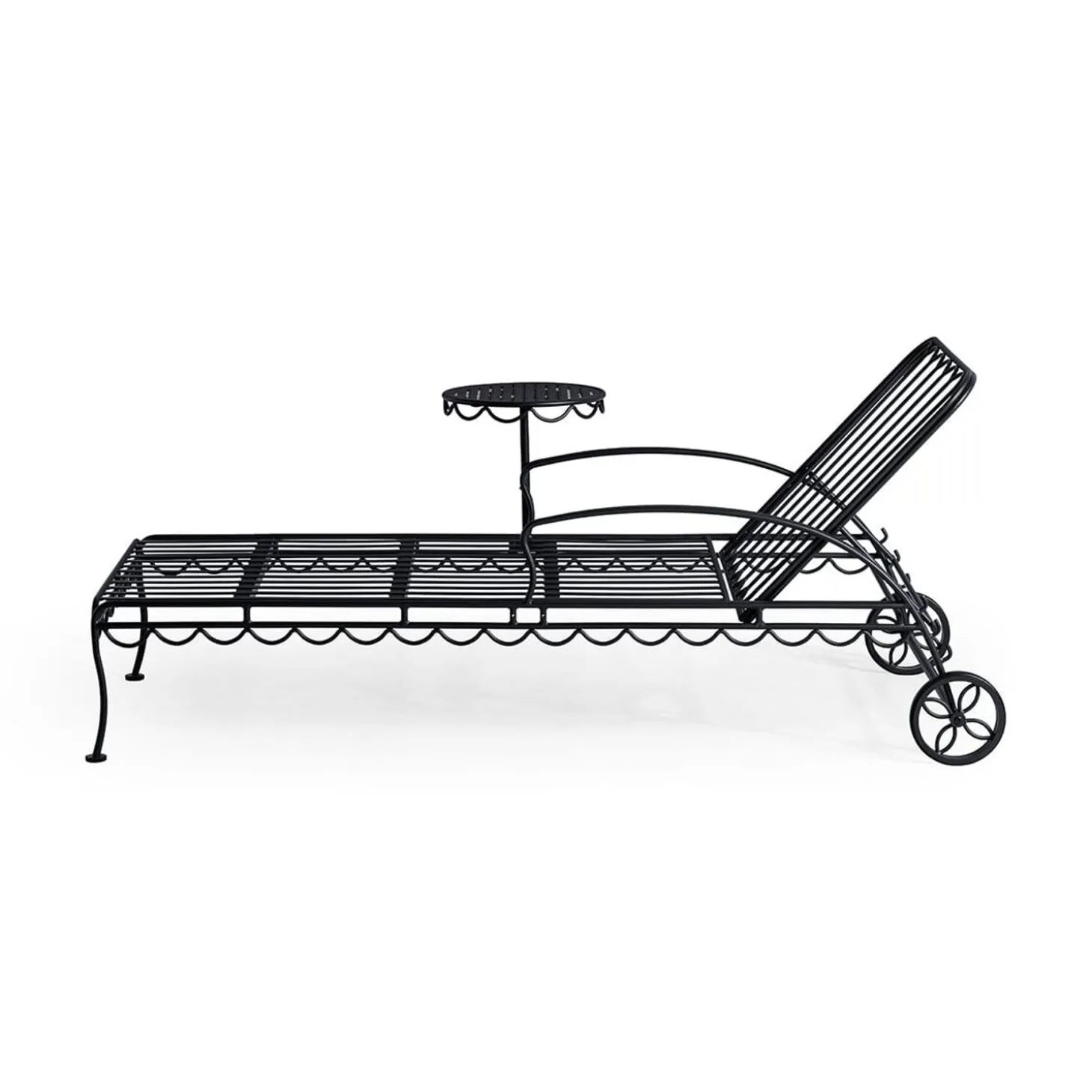 The Al Fresco Sun Lounger - Vintage Black