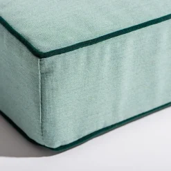 The Al Fresco Sun Lounger Cushion - Rivie Green