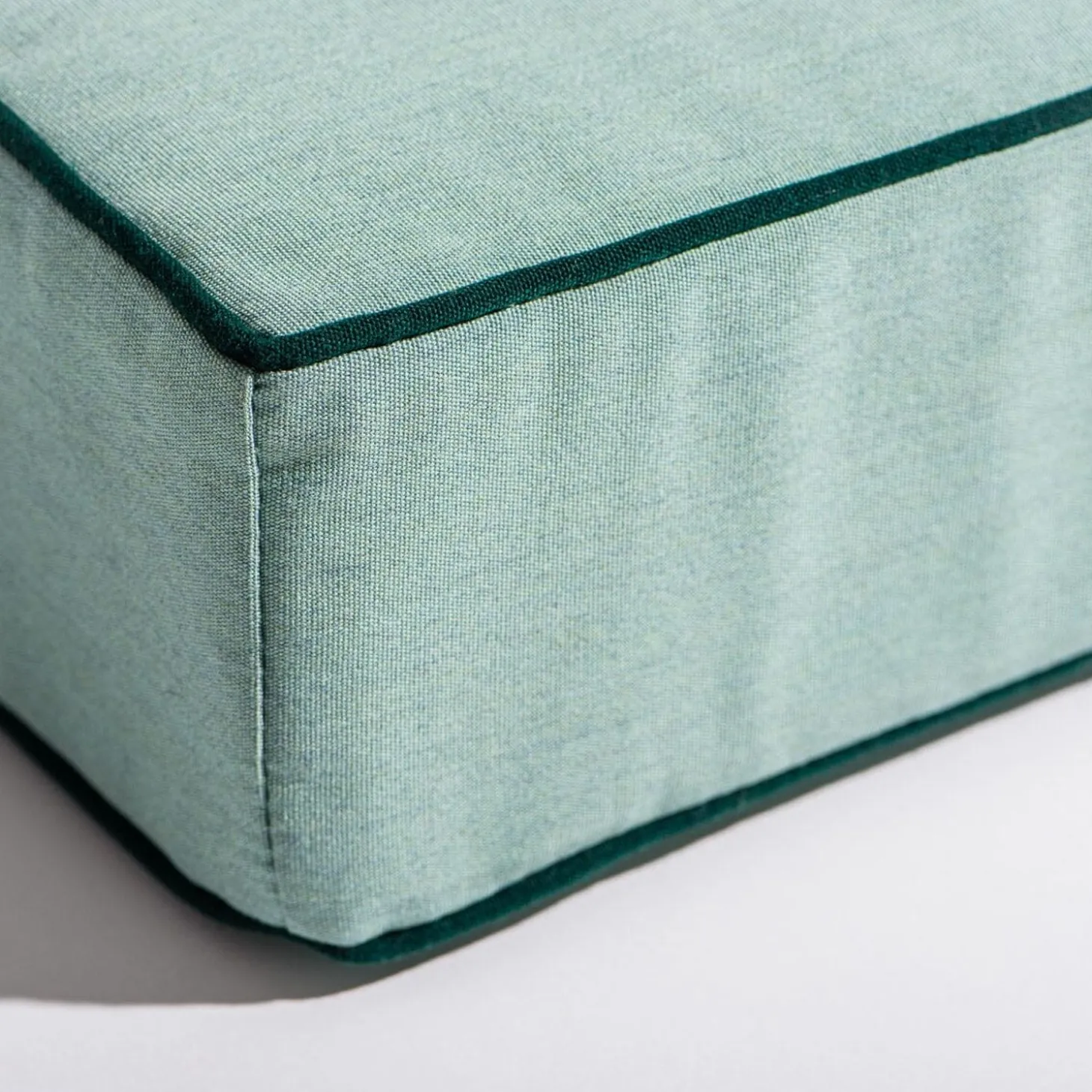 The Al Fresco Sun Lounger Cushion - Rivie Green