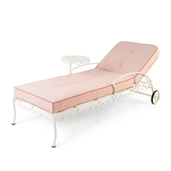 The Al Fresco Sun Lounger Cushion - Rivie Pink