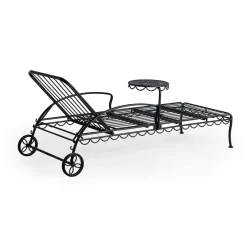 The Al Fresco Sun Lounger - Vintage Black