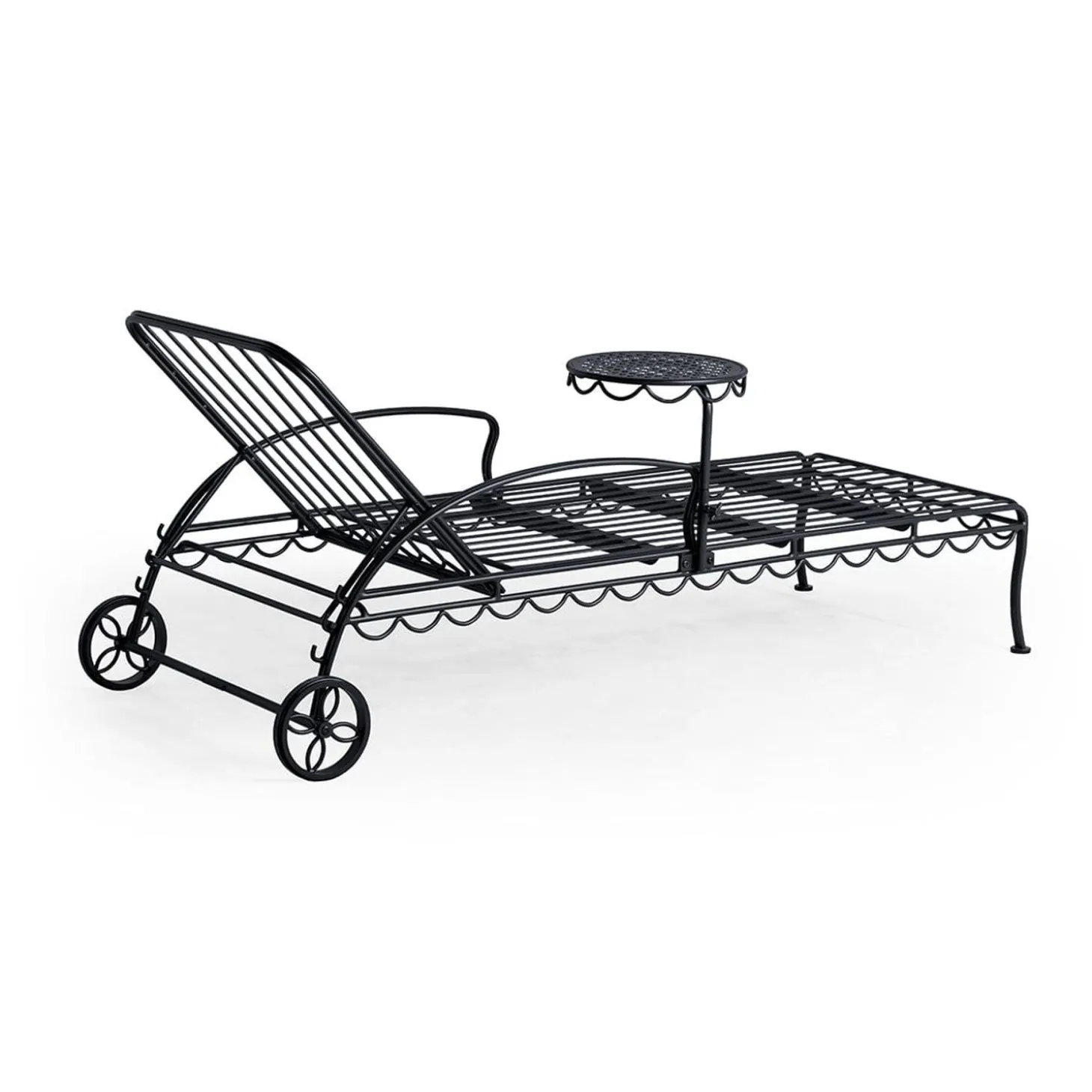 The Al Fresco Sun Lounger - Vintage Black