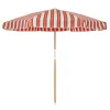 The Amalfi Umbrella - Bistro Dusty Pink Stripe