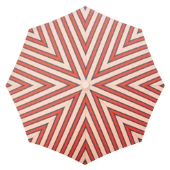 The Amalfi Umbrella - Bistro Dusty Pink Stripe