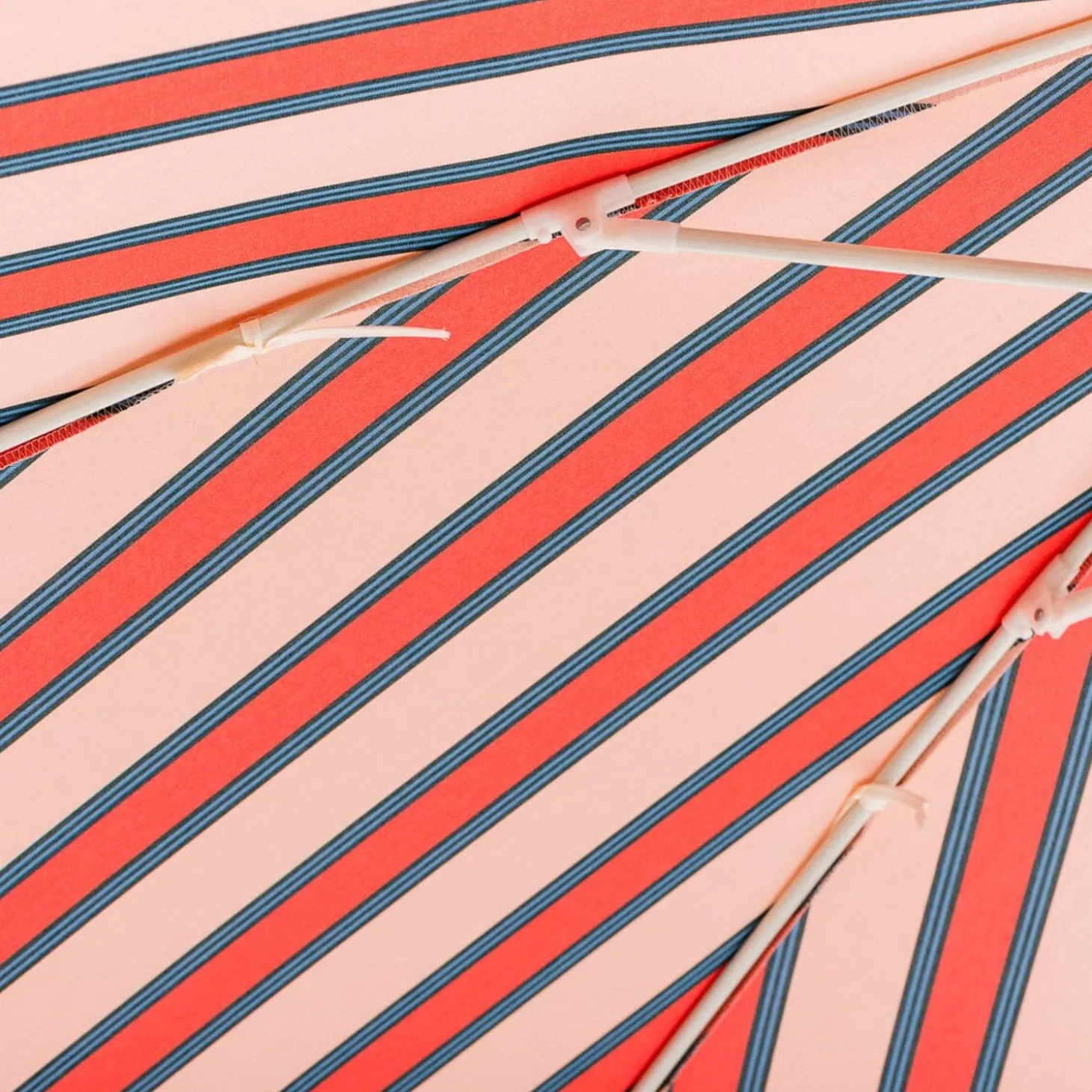 The Amalfi Umbrella - Bistro Dusty Pink Stripe