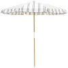 The Amalfi Umbrella - Black Two Stripe