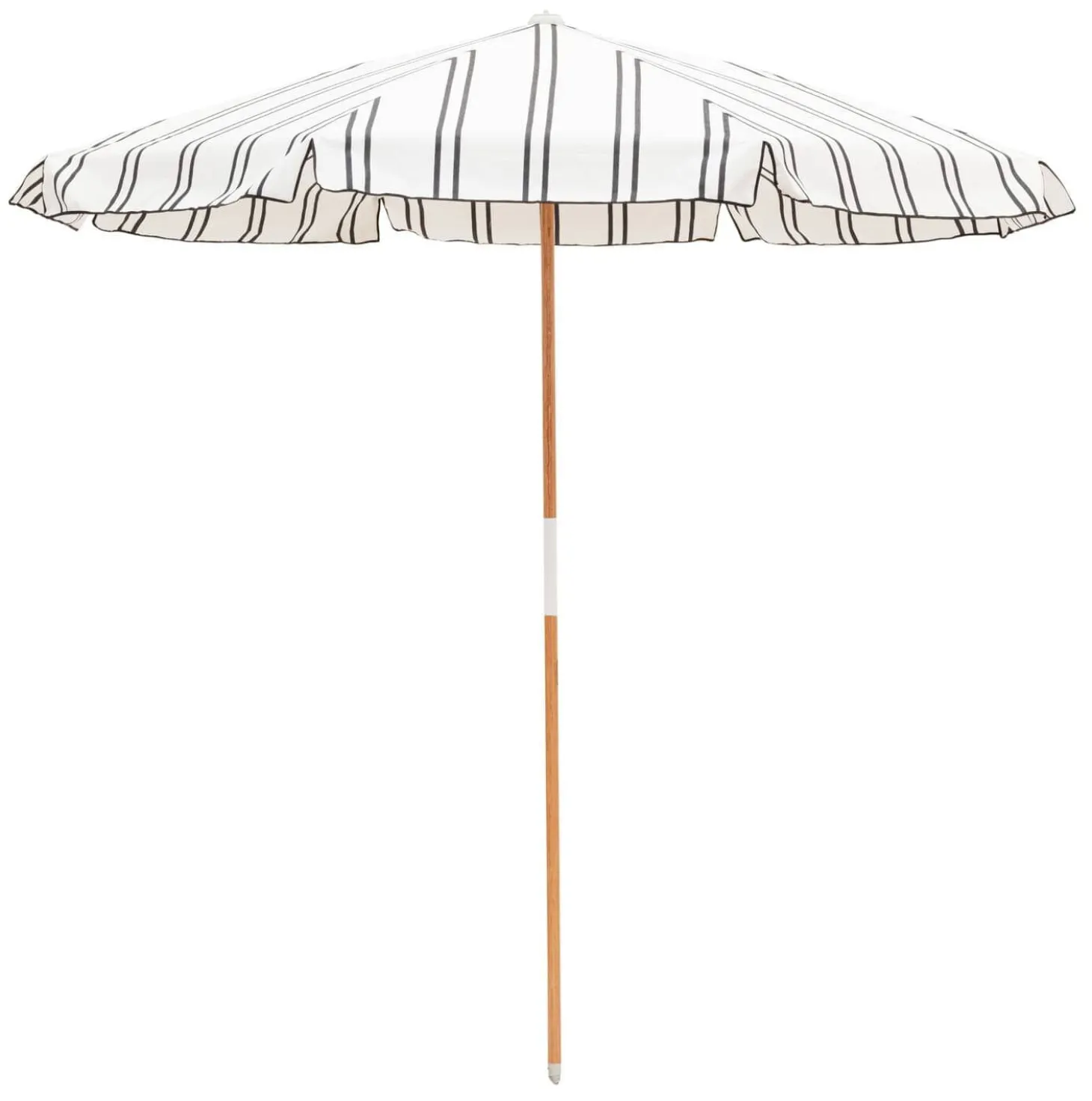 The Amalfi Umbrella - Black Two Stripe