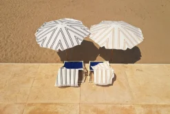 The Amalfi Umbrella - Black Two Stripe