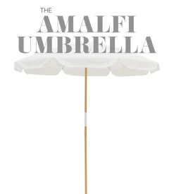 The Amalfi Umbrella - Black Two Stripe
