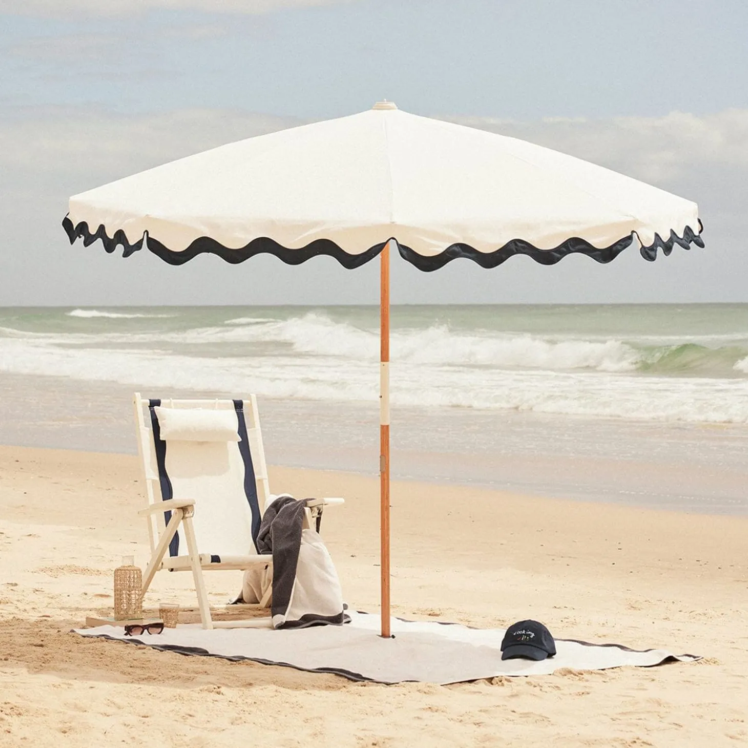 The Amalfi Umbrella - Rivie White
