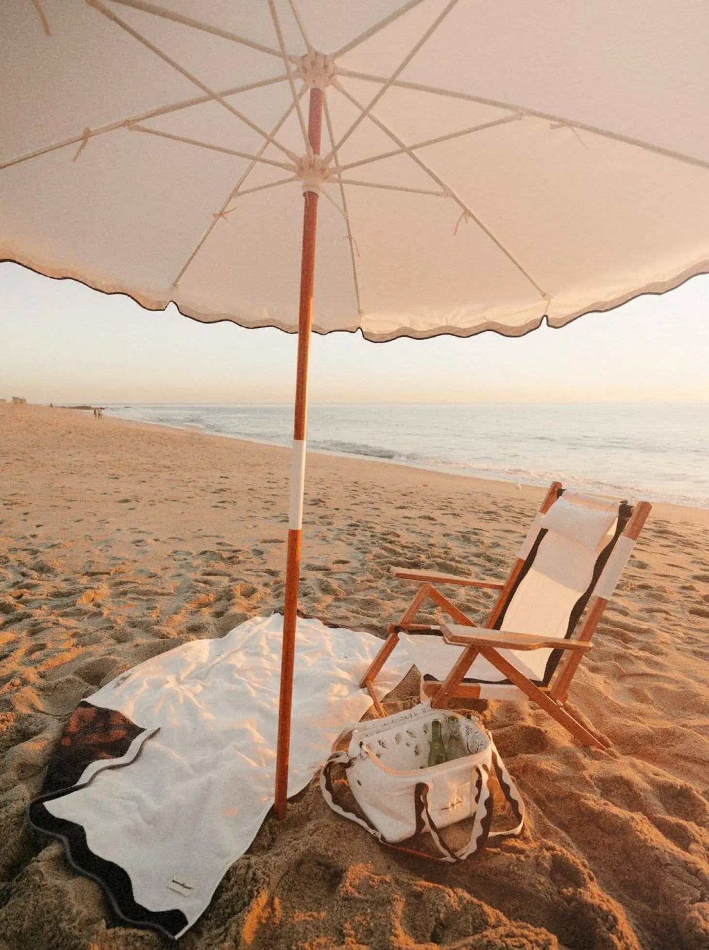 The Amalfi Umbrella - Rivie White