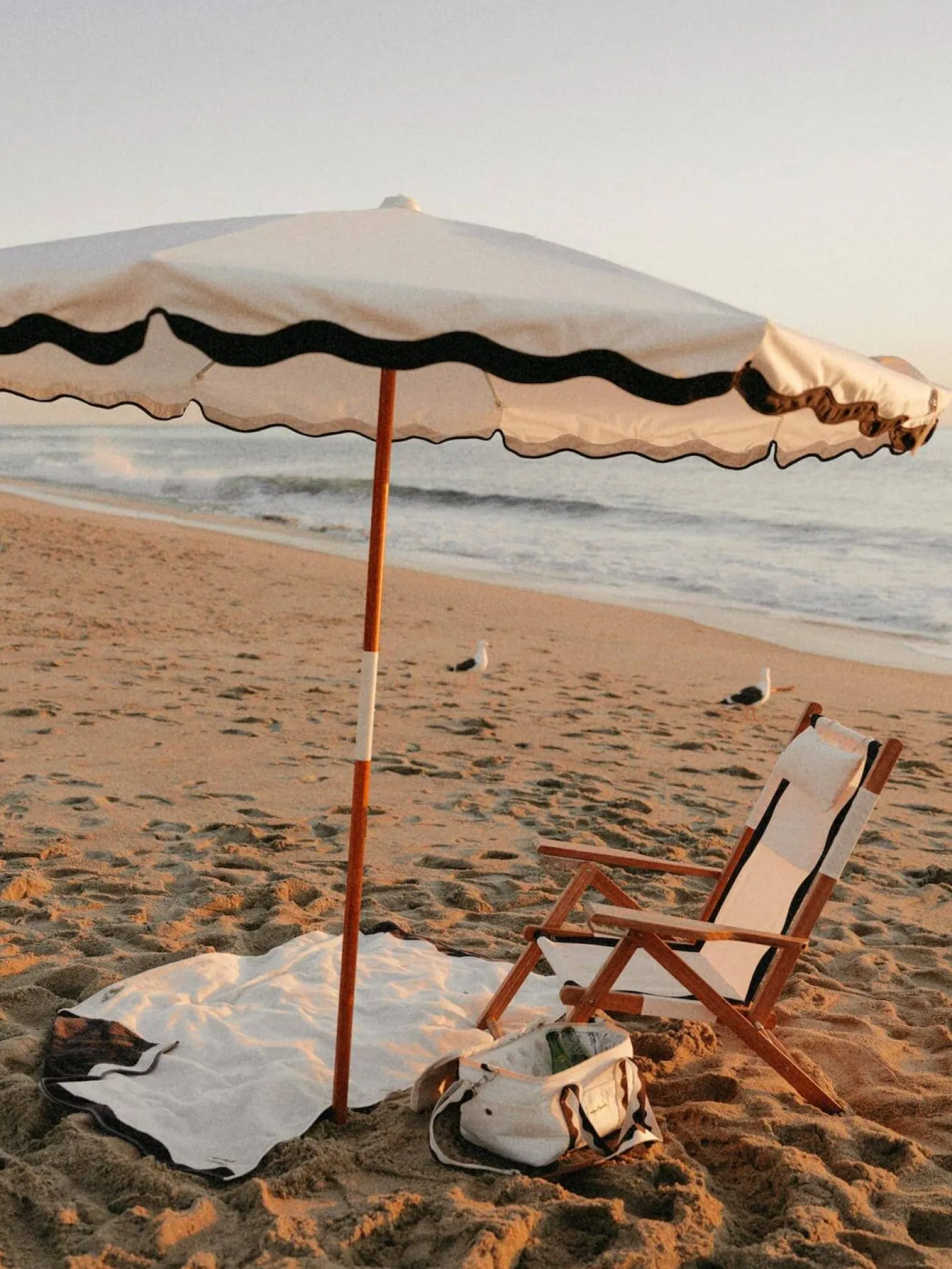 The Amalfi Umbrella - Rivie White