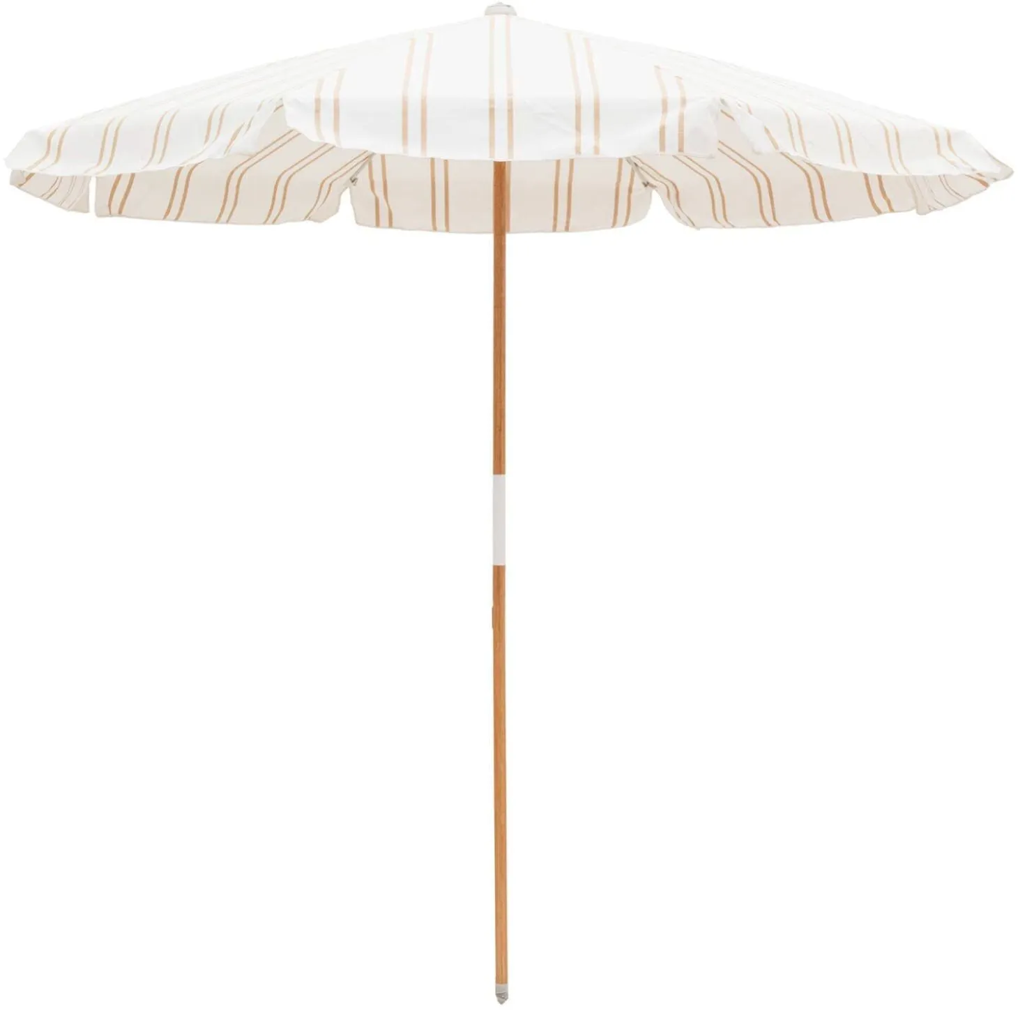 The Amalfi Umbrella - Sand Two Stripe