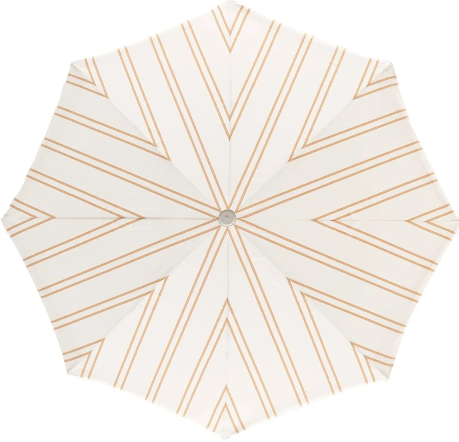 The Amalfi Umbrella - Sand Two Stripe