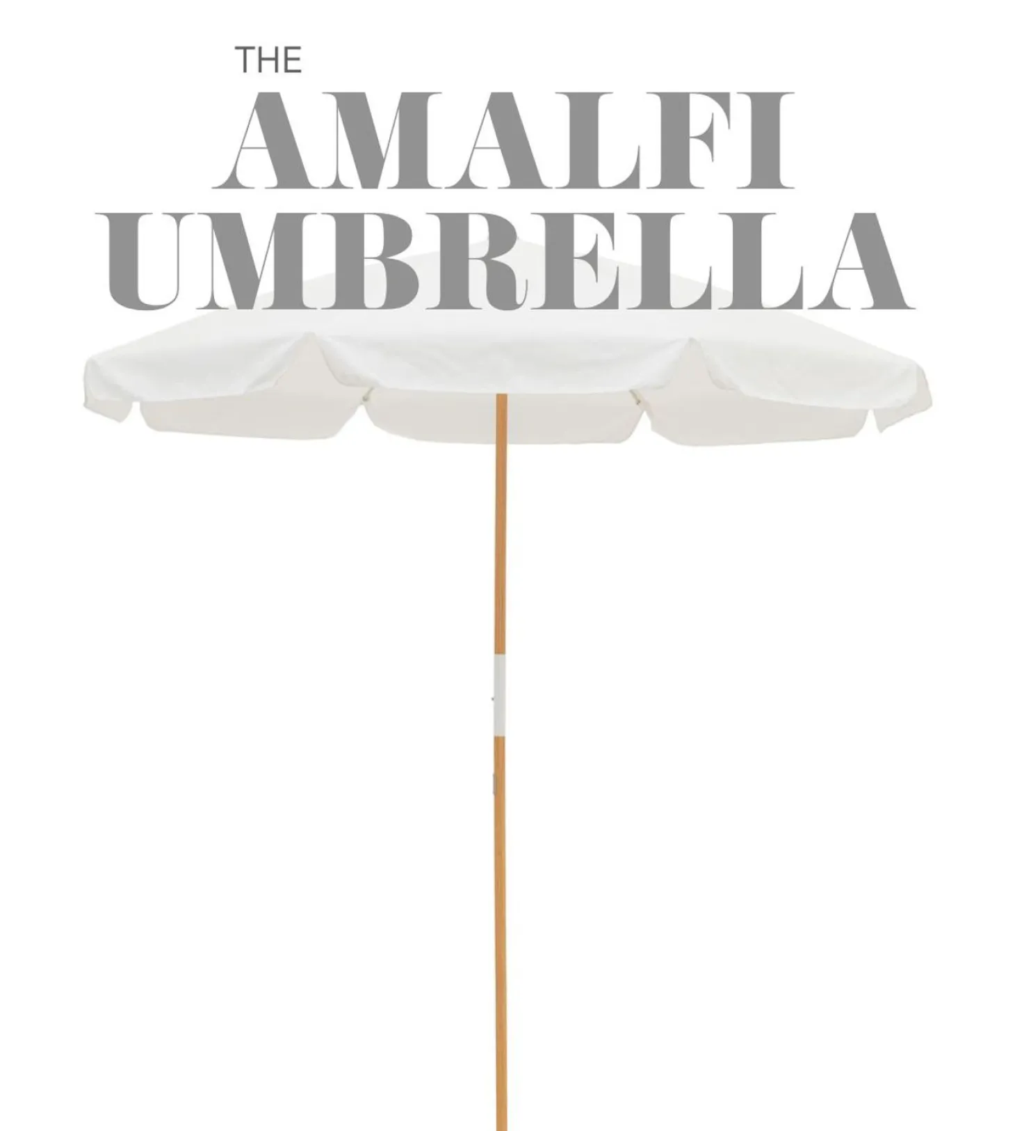 The Amalfi Umbrella - Vintage Green Check