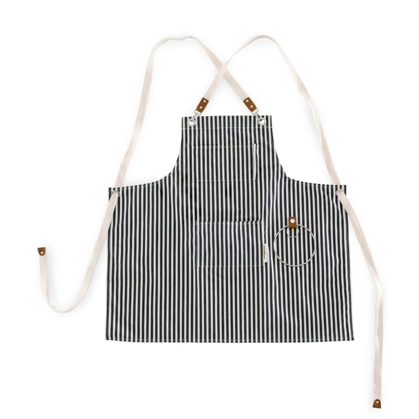 The Apron - Lauren'S Navy Stripe