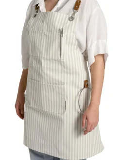 The Apron - Lauren'S Sage Stripe