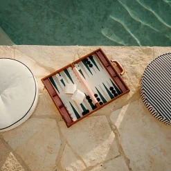 The Backgammon Set - Antique White
