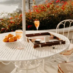 The Backgammon Set - Antique White