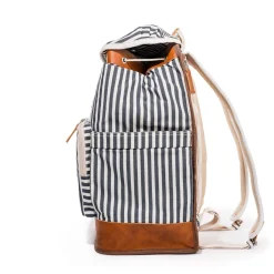 The Backpack Cooler - Laurens Navy Stripe