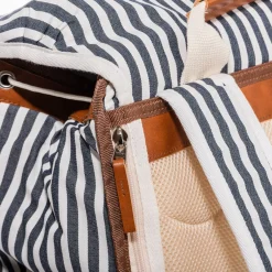 The Backpack Cooler - Laurens Navy Stripe