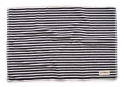 The Bath Mat - Lauren'S Navy Stripe