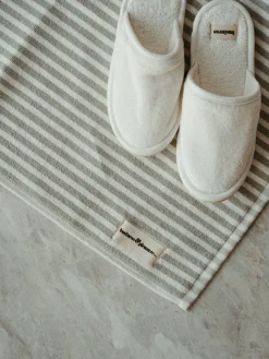The Bath Mat - Lauren'S Sage Stripe