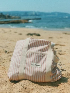 The Beach Bag - Lauren'S Pink Stripe