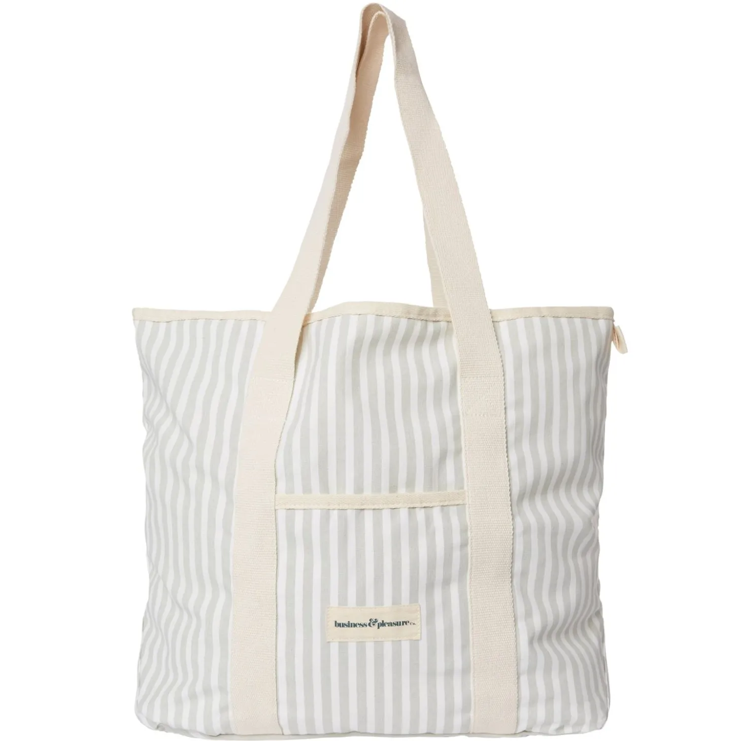 The Beach Bag - Lauren'S Sage Stripe