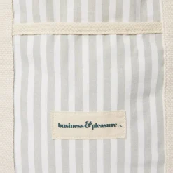 The Beach Bag - Lauren'S Sage Stripe