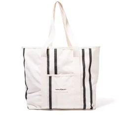 The Beach Bag - Malibu Black Stripe