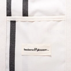 The Beach Bag - Malibu Black Stripe