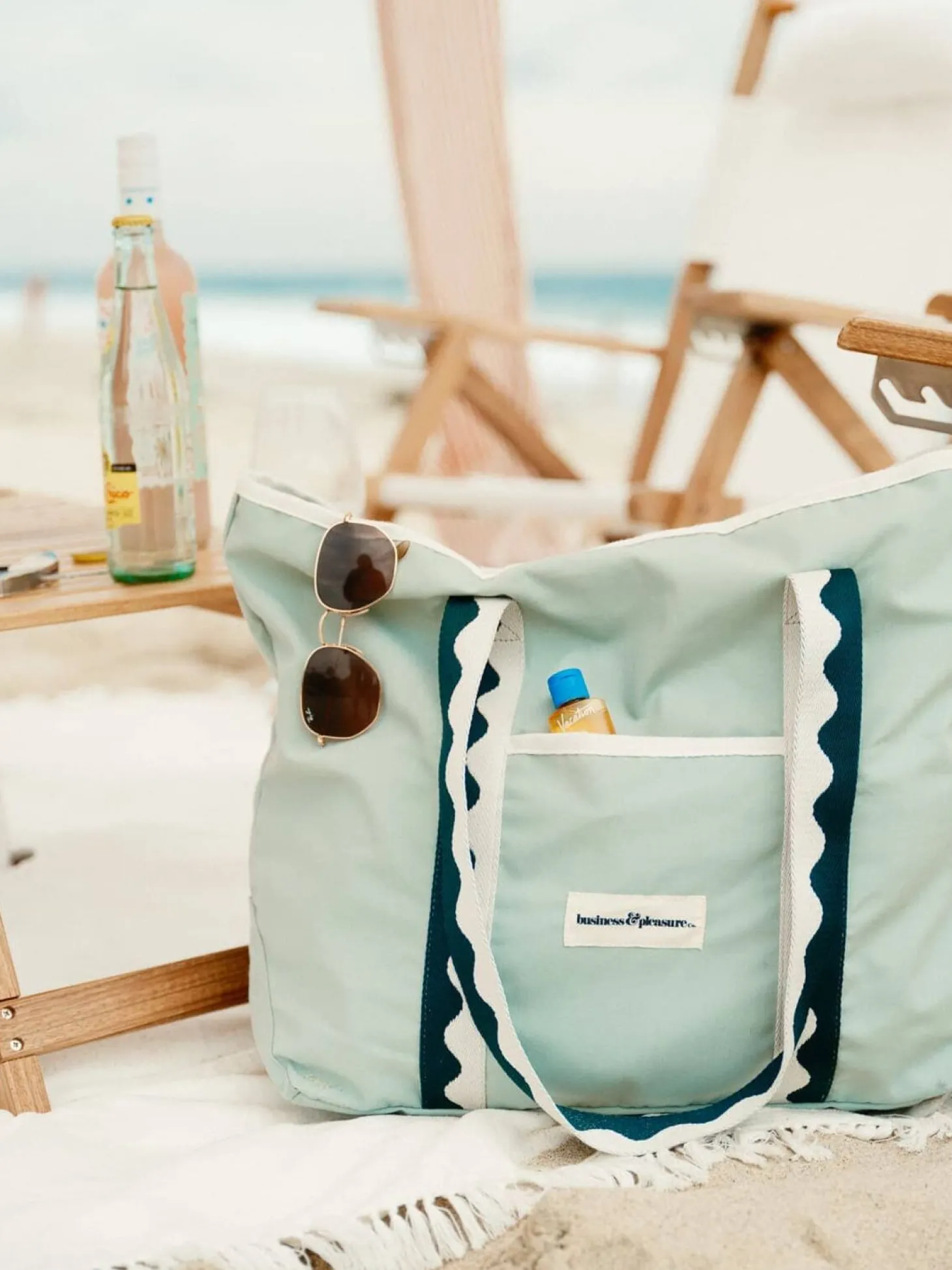 The Beach Bag - Rivie Green