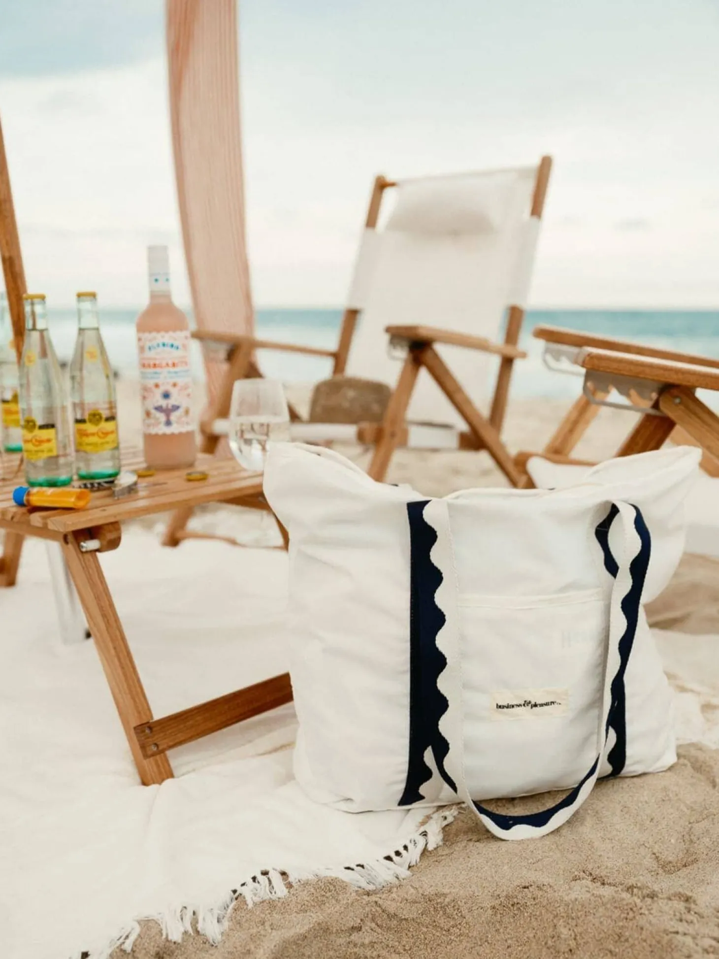 The Beach Bag - Rivie White