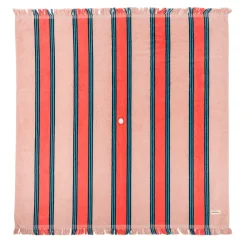 The Beach Blanket - Bistro Dusty Pink Stripe